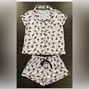 Haute Dreamz Espresso Martini Pajama Set Worn Once EUC